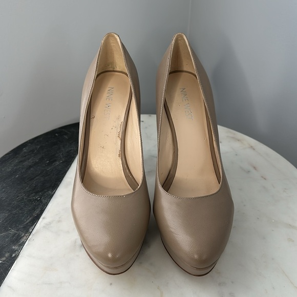 Nine West Marnia Nude Platform Heels - Picture 3 of 10
